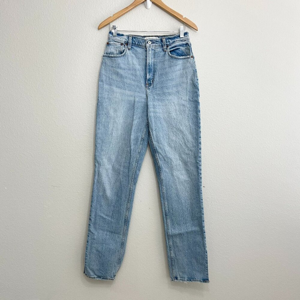 Abercrombie & Fitch 90s Straight Ultra High Rise Jeans Size 29 / 8 X Long Curve